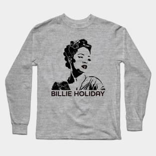 Bille Holiday Lady Day Long Sleeve T-Shirt